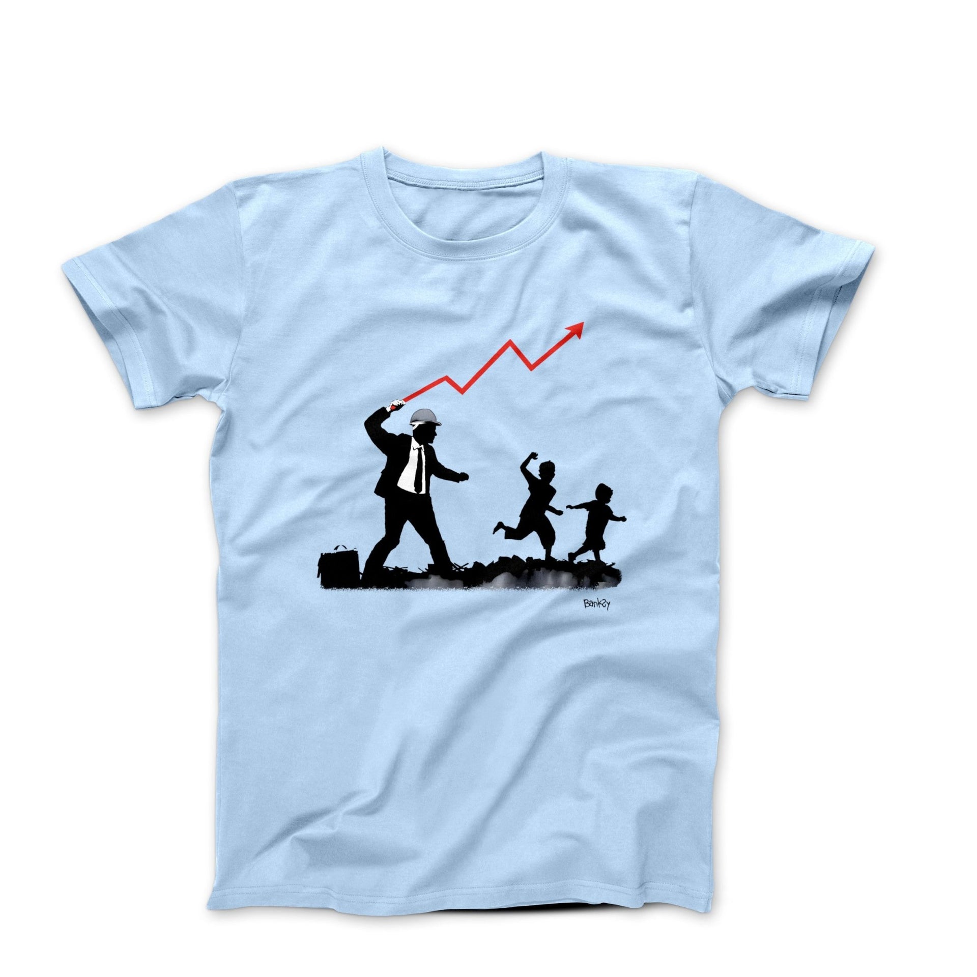 Banksy Get Back to Work Street Art T-shirt - Street, Pop & Media Art - Harvey Ltd