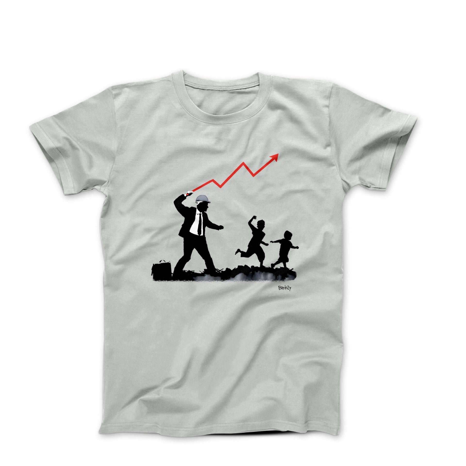 Banksy Get Back to Work Street Art T-shirt - Street, Pop & Media Art - Harvey Ltd