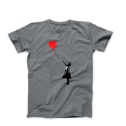 Banksy Girl with a Red Balloon (2004) Street Art T-Shirt - Street, Pop & Media Art - Harvey Ltd