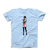 Banksy Girl With Teddy Bear (2012) Street Art T-shirt - Street, Pop & Media Art - Harvey Ltd