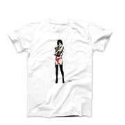 Banksy Girl With Teddy Bear (2012) Street Art T-shirt - Street, Pop & Media Art - Harvey Ltd