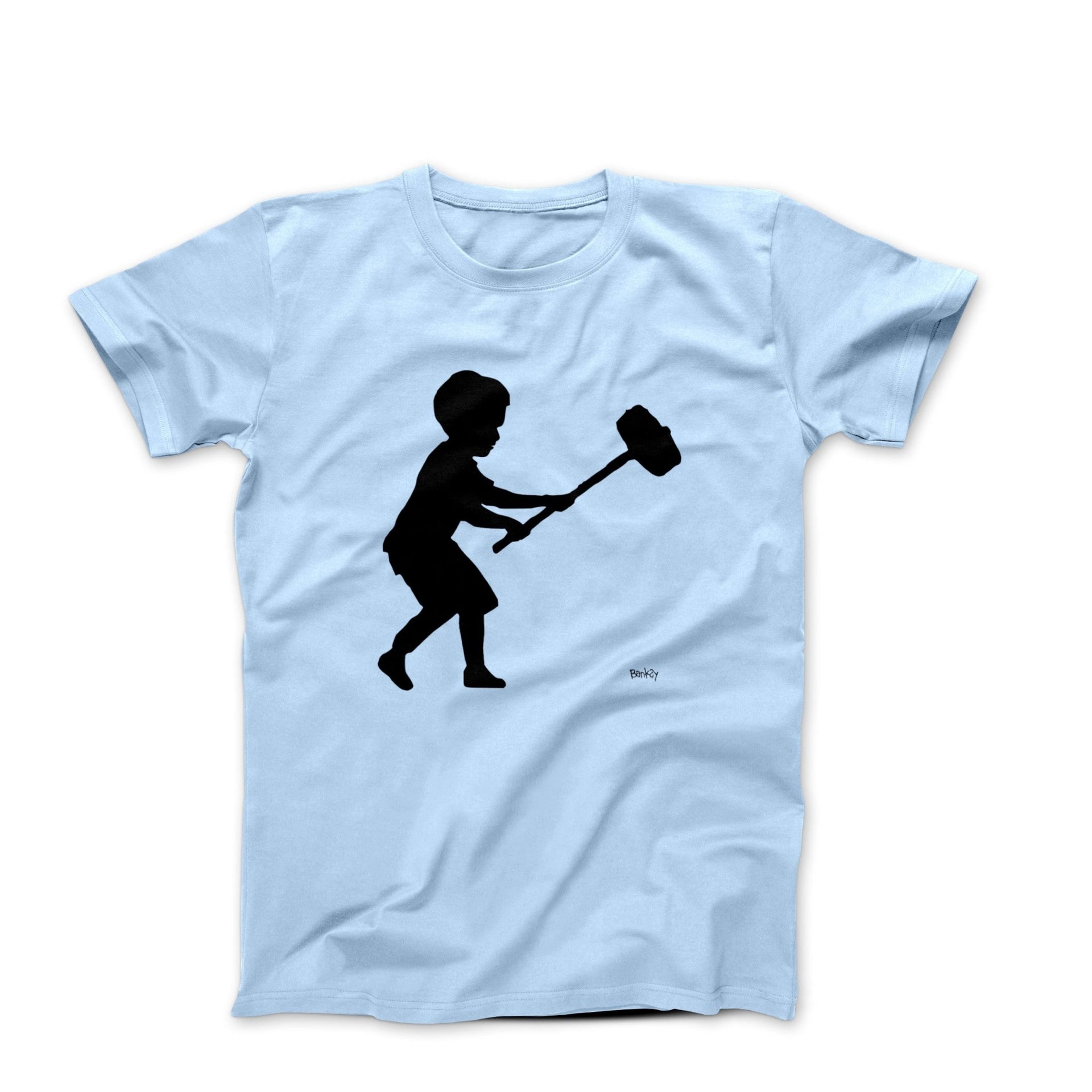 Banksy Hammer Boy (2013) Street Art T-shirt - Street, Pop & Media Art - Harvey Ltd