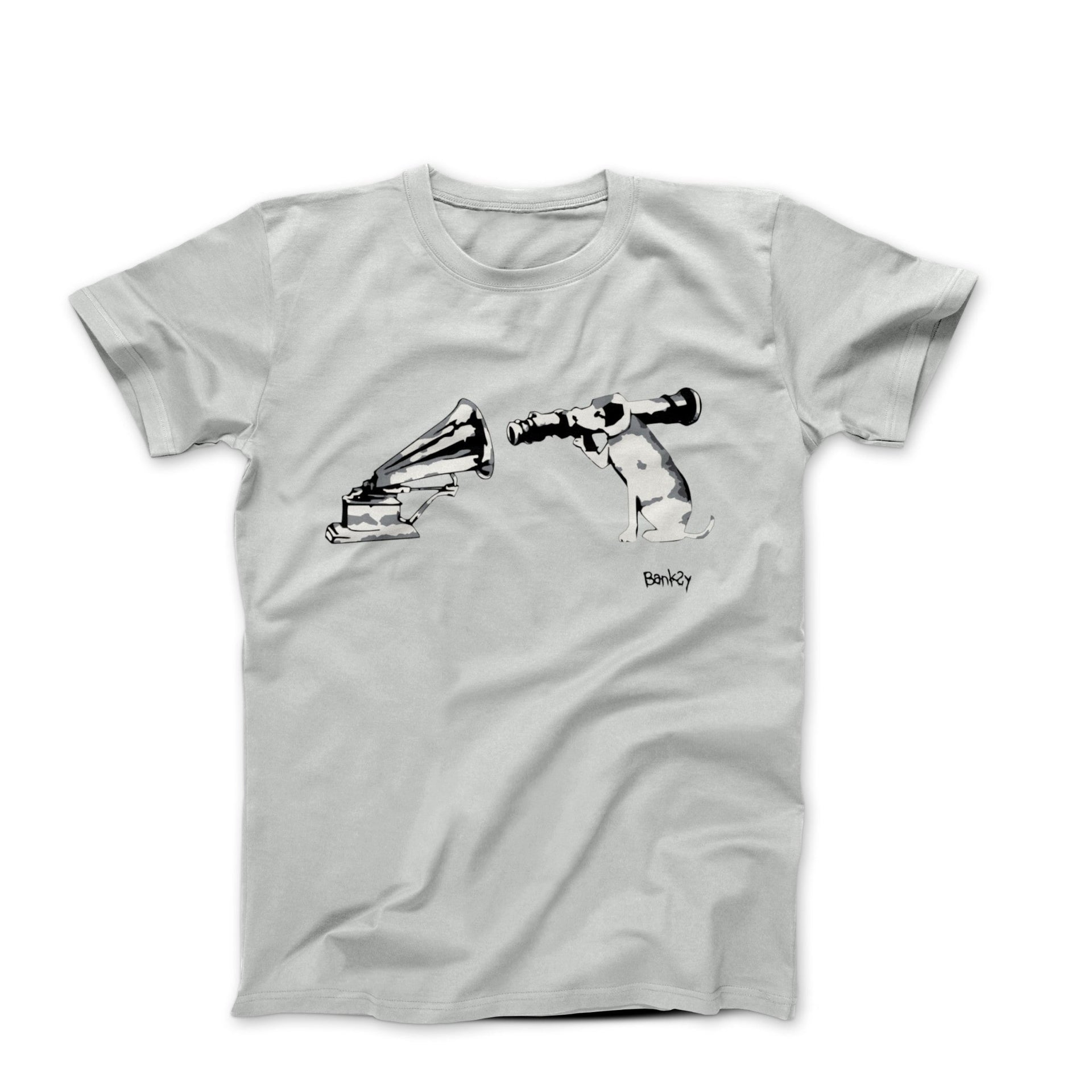 Banksy HMV Dog (2002) Street Art T-shirt - Street, Pop & Media Art - Harvey Ltd
