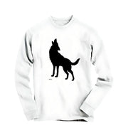 Banksy Howling Wolf (2024) Street Art Long Sleeve Tee - Street, Pop & Media Art - Harvey Ltd