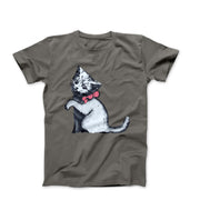 Banksy Kitten in Gaza Street Art T-shirt - Street, Pop & Media Art - Harvey Ltd