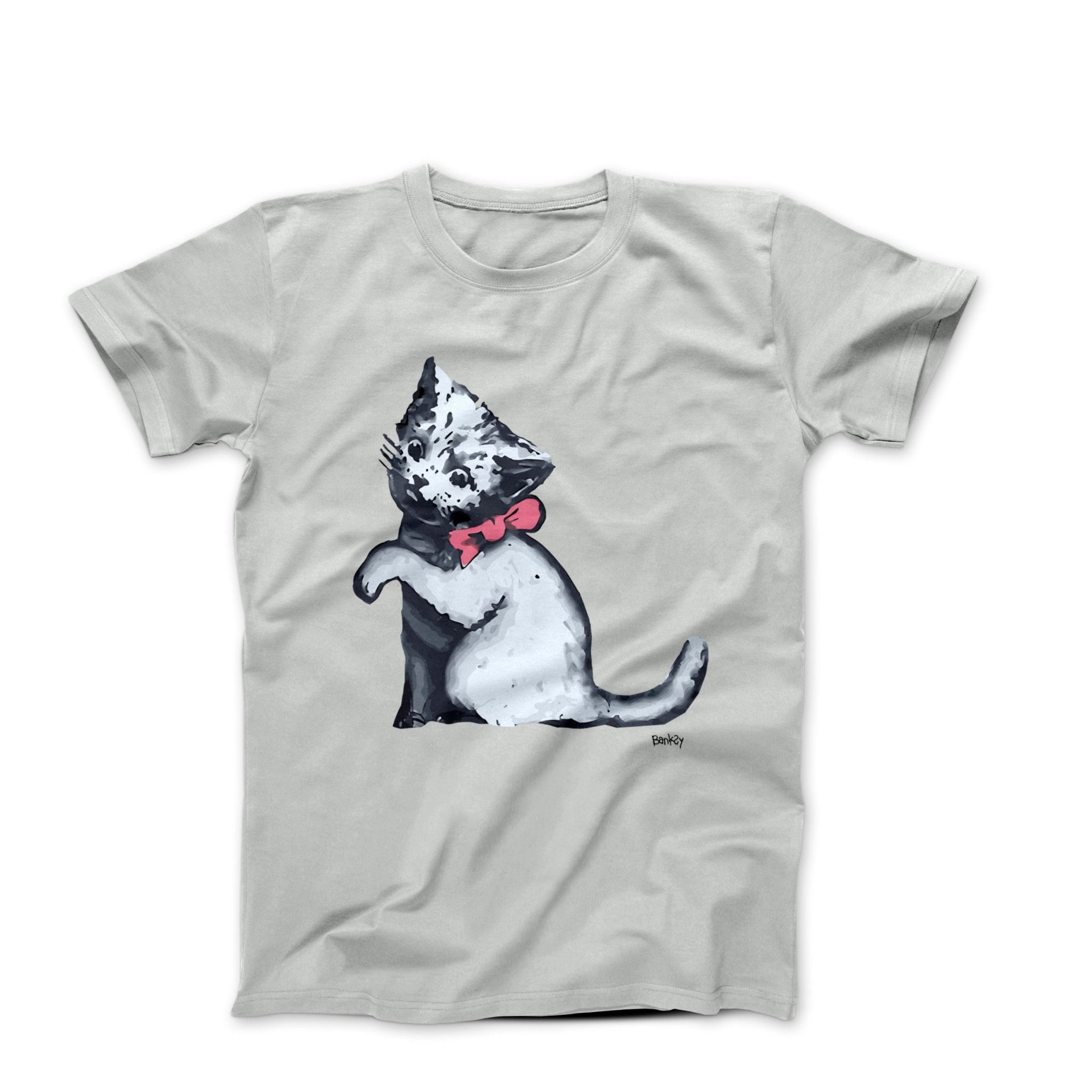 Banksy Kitten in Gaza Street Art T-shirt - Street, Pop & Media Art - Harvey Ltd