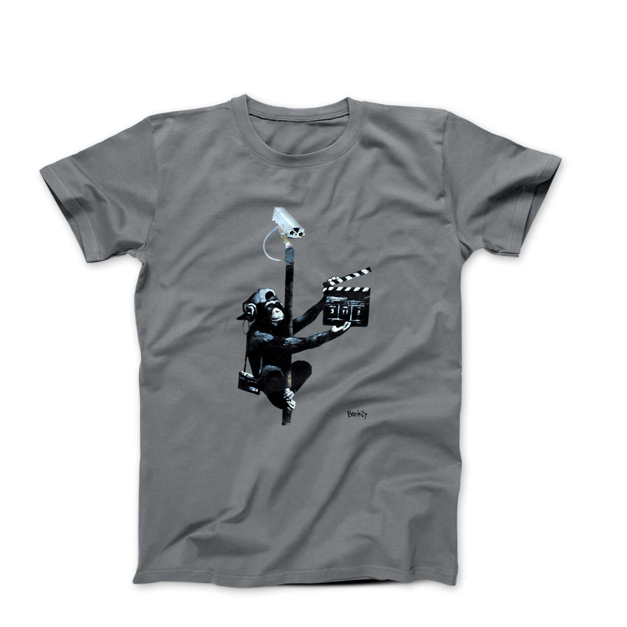 Banksy Lights Camera Vandalism Street Art T-shirt - Street, Pop & Media Art - Harvey Ltd