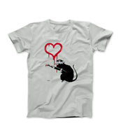 Banksy Love Rat Street Art T-shirt - Street, Pop & Media Art - Harvey Ltd
