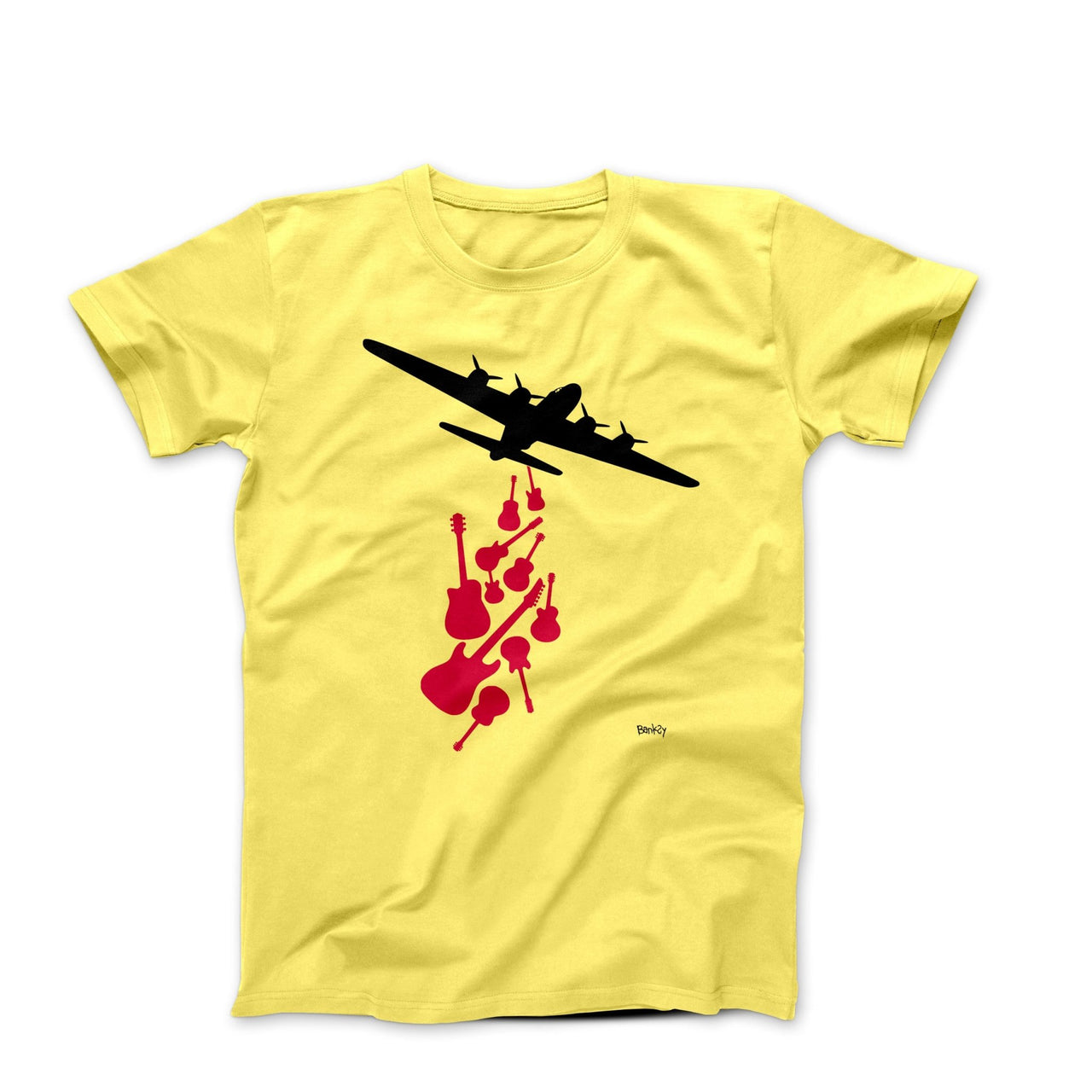 Banksy Make Music Not War Street Art T-shirt - Street, Pop & Media Art - Harvey Ltd