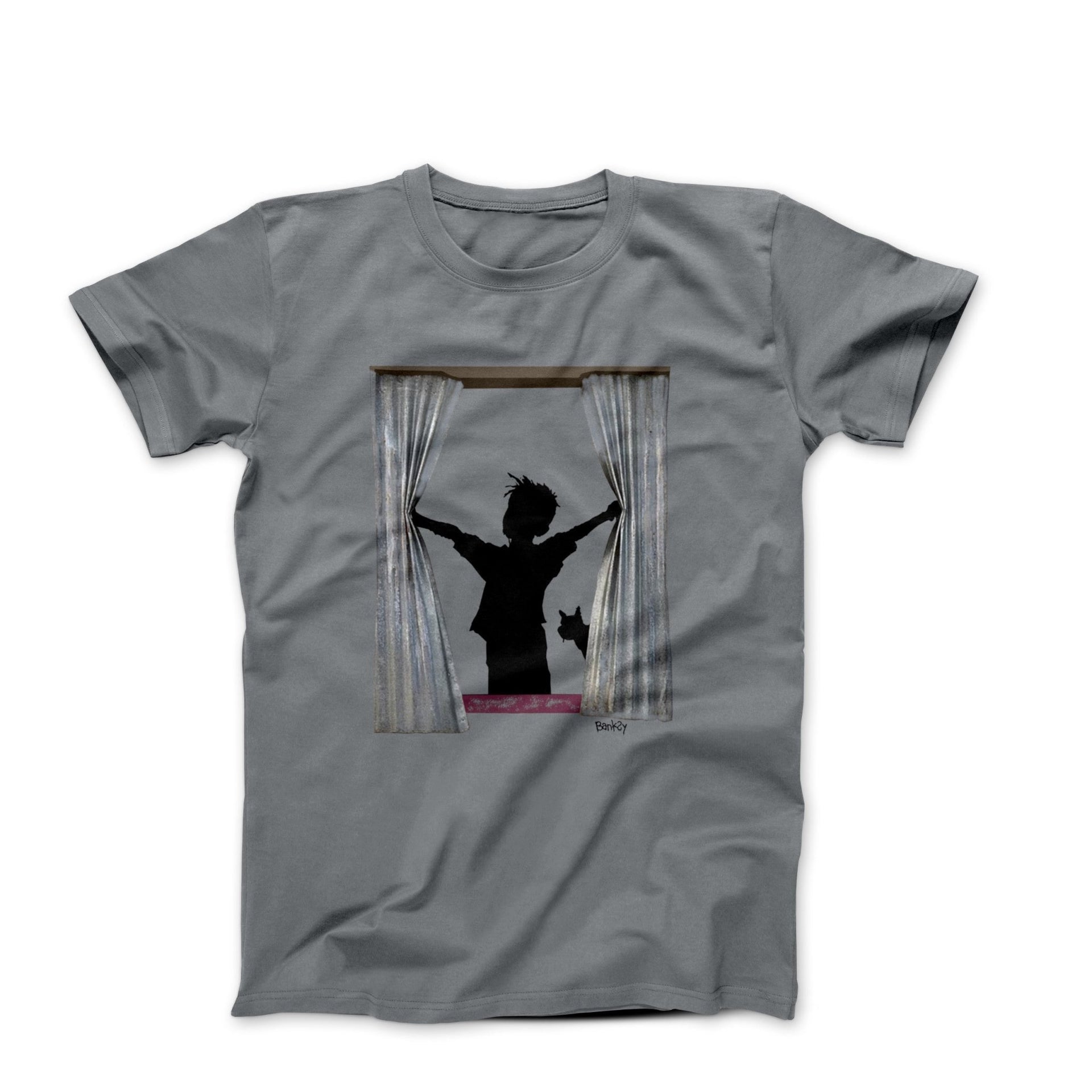 Banksy Morning Is Broken Street Art T-shirt - Street, Pop & Media Art - Harvey Ltd