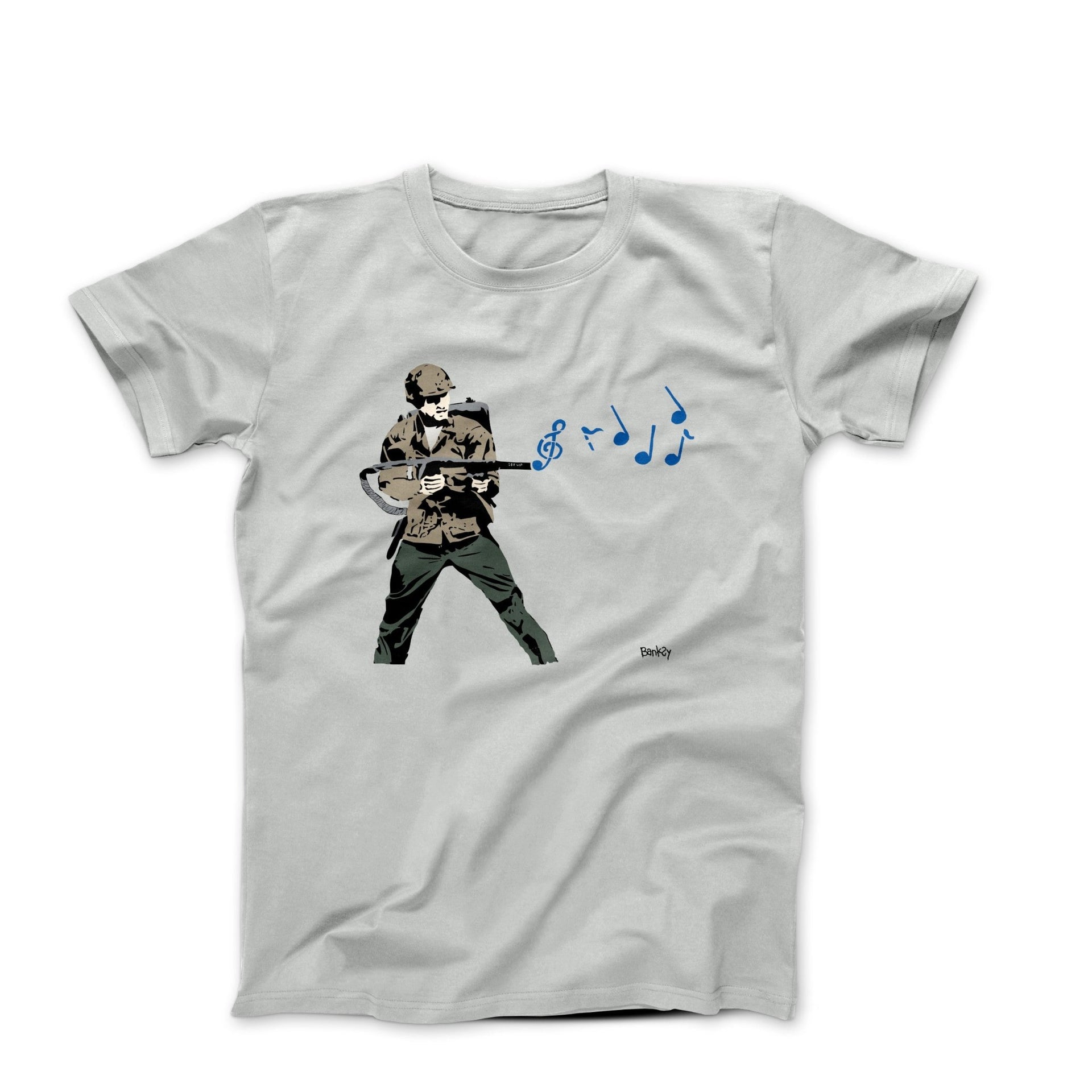 Banksy Music Soldier Street Art T-shirt - Street, Pop & Media Art - Harvey Ltd