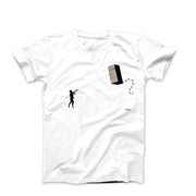 Banksy New Orleans Fridge Kite Street Art T-shirt - Street, Pop & Media Art - Harvey Ltd
