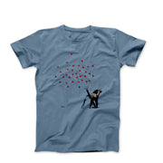 Banksy Only Roses Street Art T-shirt - Street, Pop & Media Art - Harvey Ltd