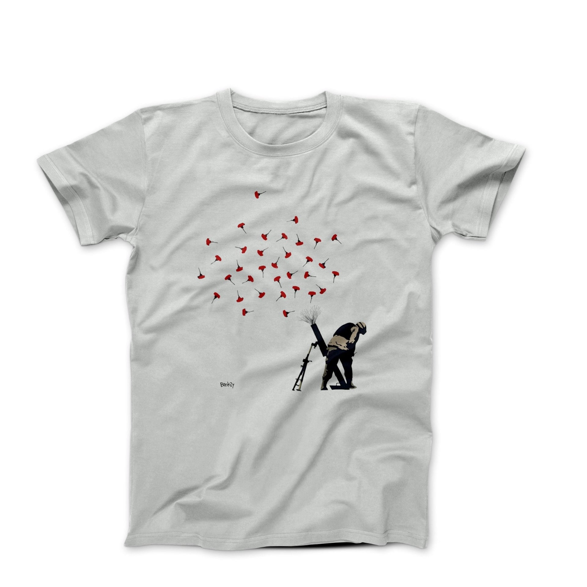 Banksy Only Roses Street Art T-shirt - Street, Pop & Media Art - Harvey Ltd