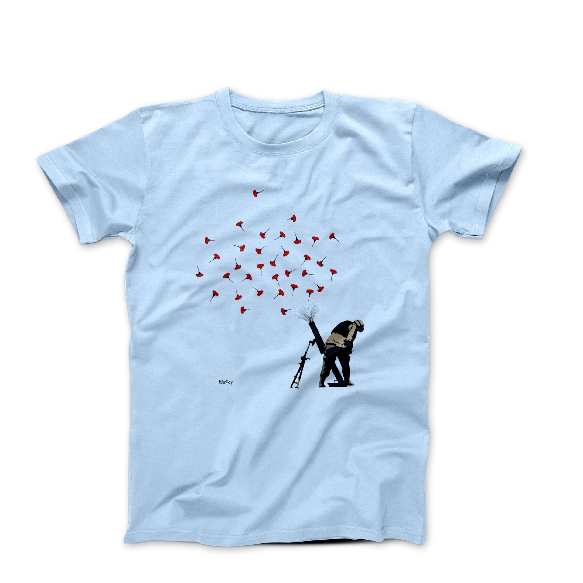Banksy Only Roses Street Art T-shirt - Street, Pop & Media Art - Harvey Ltd