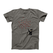 Banksy Only Roses Street Art T-shirt - Street, Pop & Media Art - Harvey Ltd