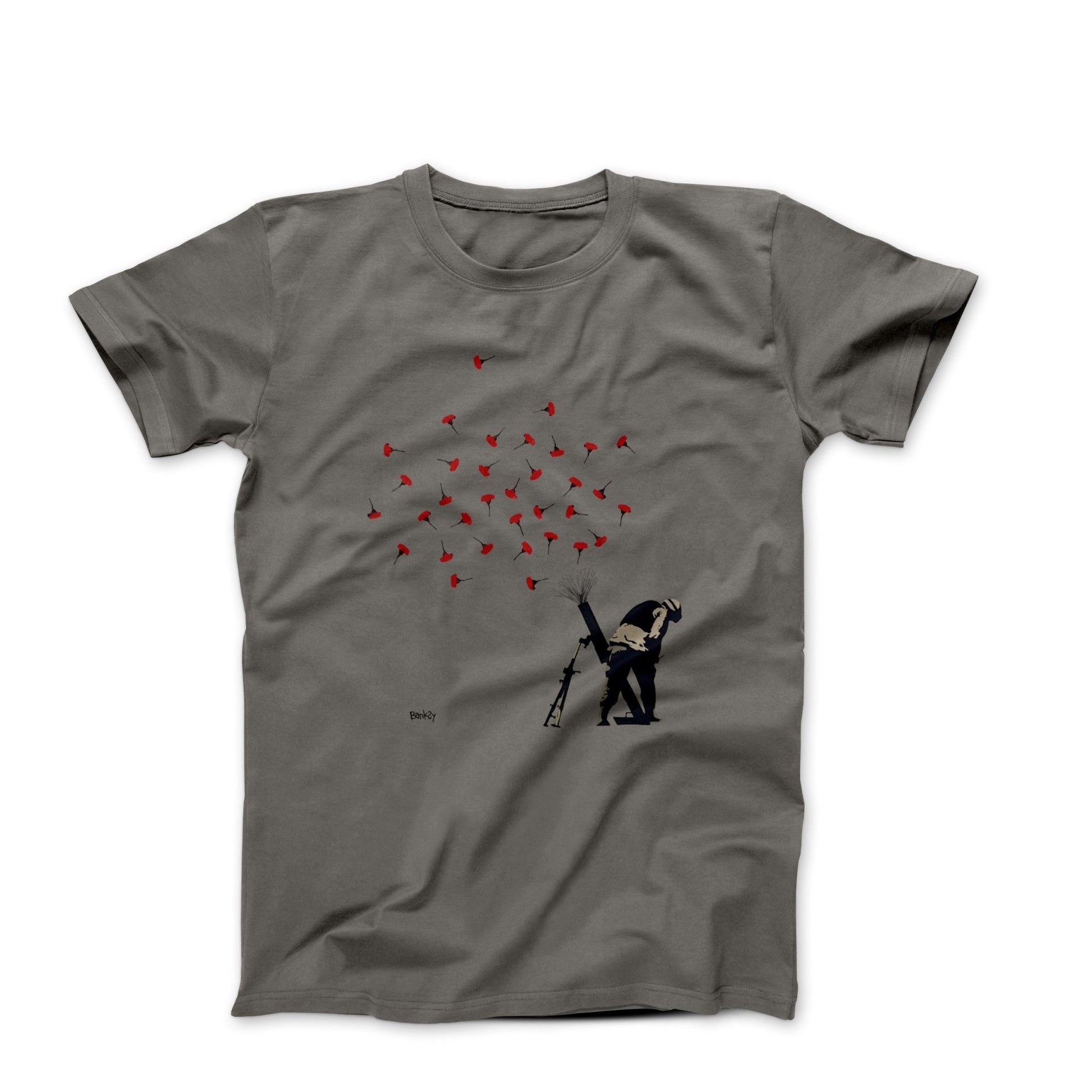 Banksy Only Roses Street Art T-shirt - Street, Pop & Media Art - Harvey Ltd