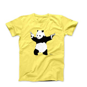 Banksy Pandamonium Armed Panda (2015) Street Art T-Shirt - Street, Pop & Media Art - Harvey Ltd