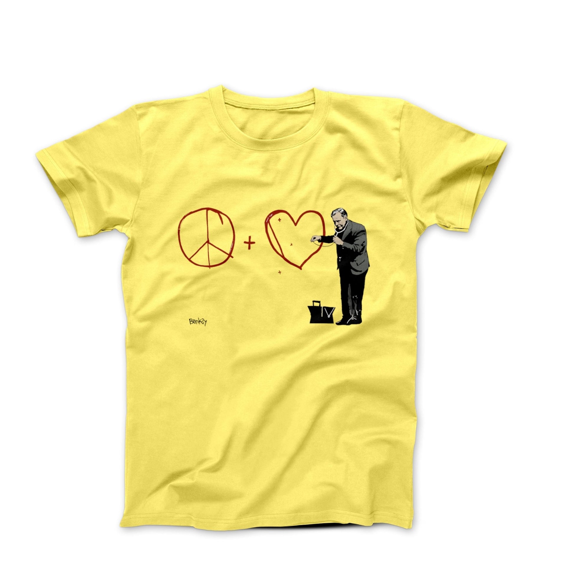 Banksy Peaceful Heart Doctor (2010) T-shirt - Street, Pop & Media Art - Harvey Ltd
