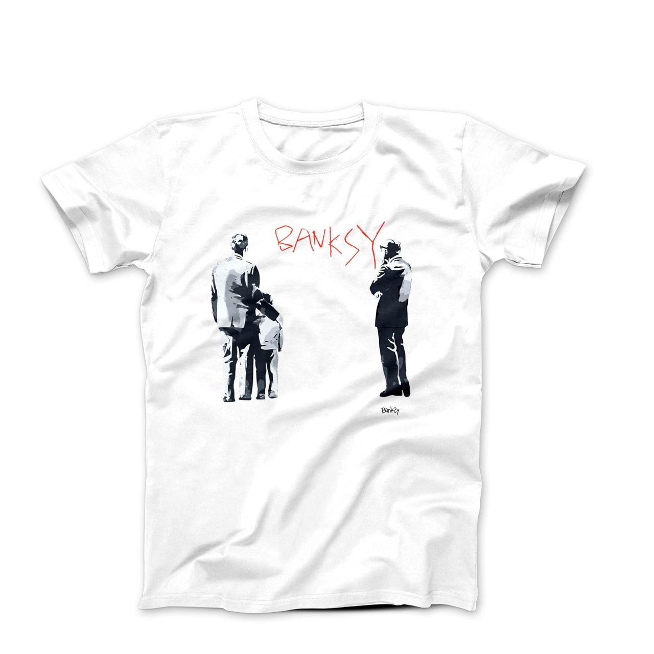 Banksy Pondering Banksy Street Art T-shirt - Street, Pop & Media Art - Harvey Ltd