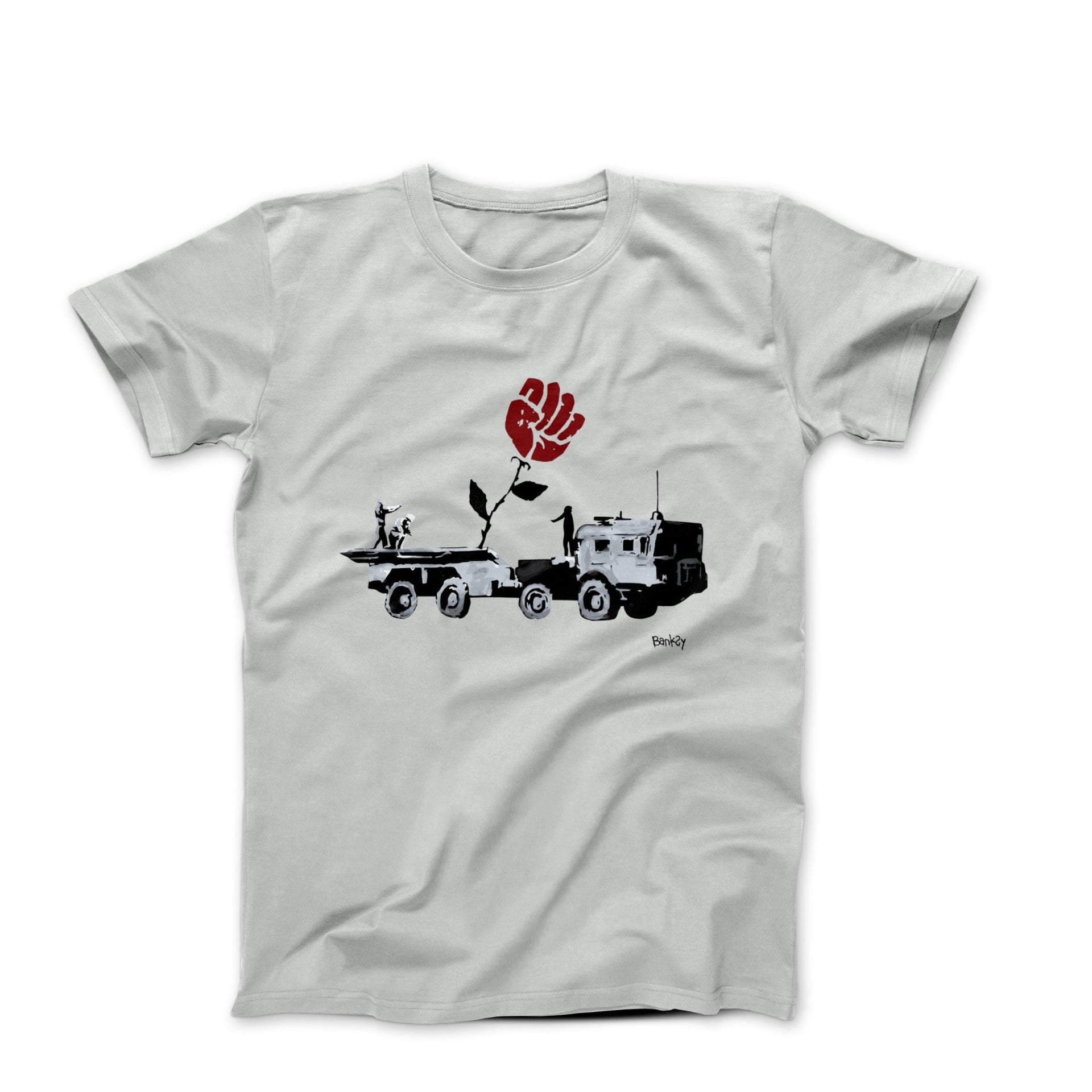 Banksy Rocket Launcher In Kiev (2022) Street Art T-shirt - Street, Pop & Media Art - Harvey Ltd