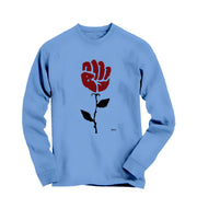 Banksy Rose In Sidewalk (2008) Long Sleeve Tee - Street, Pop & Media Art - Harvey Ltd