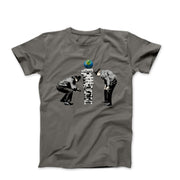 Banksy Toppling Effect Street Art T-shirt - Street, Pop & Media Art - Harvey Ltd