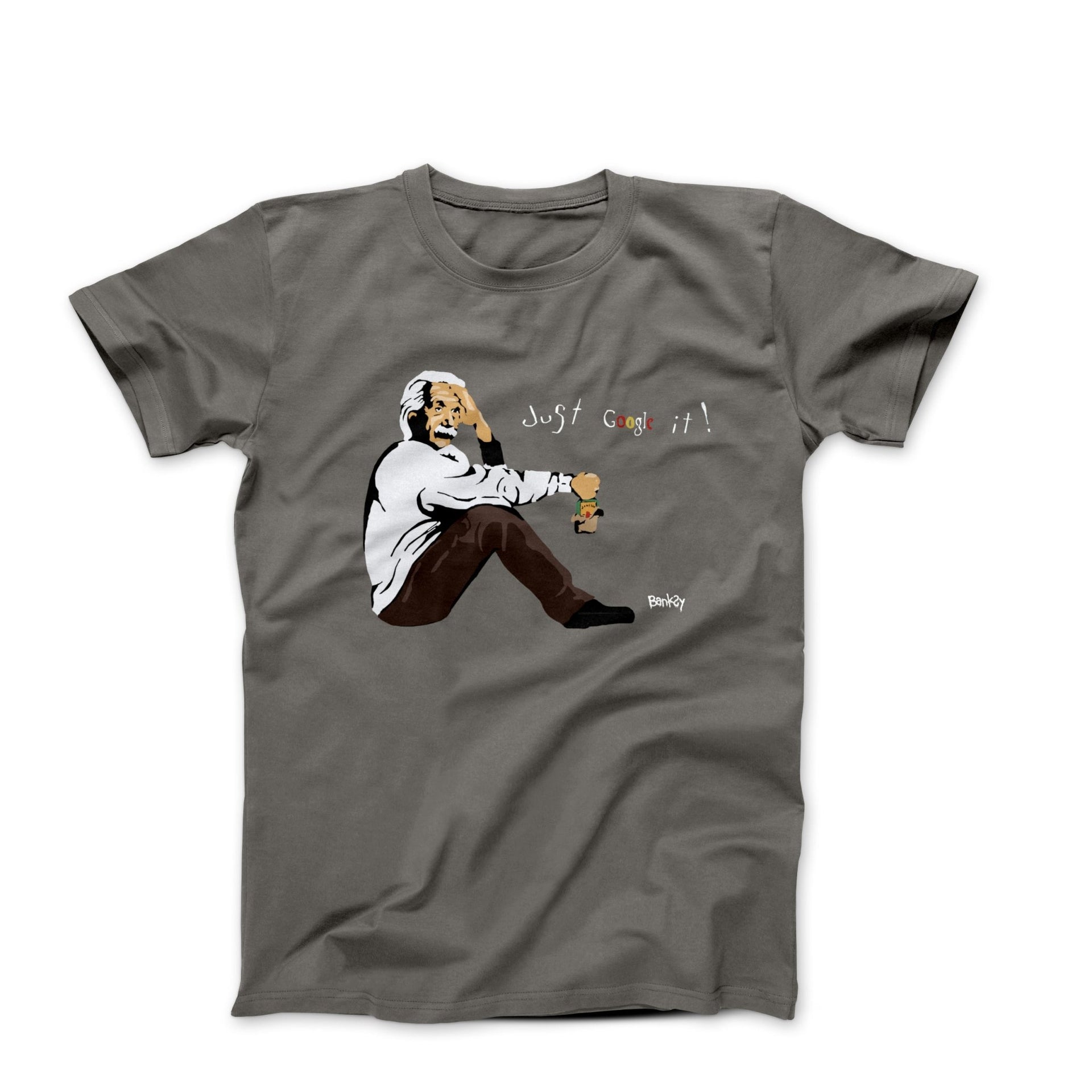 Banksy Weary Genius Street Art T-shirt - Street, Pop & Media Art - Harvey Ltd