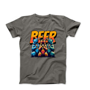 Beer For Bears Illustration T-shirt - Pets - Harvey Ltd