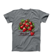 Berry Good Strawberries Illustration T-shirt - Plants, Garden & Food - Harvey Ltd