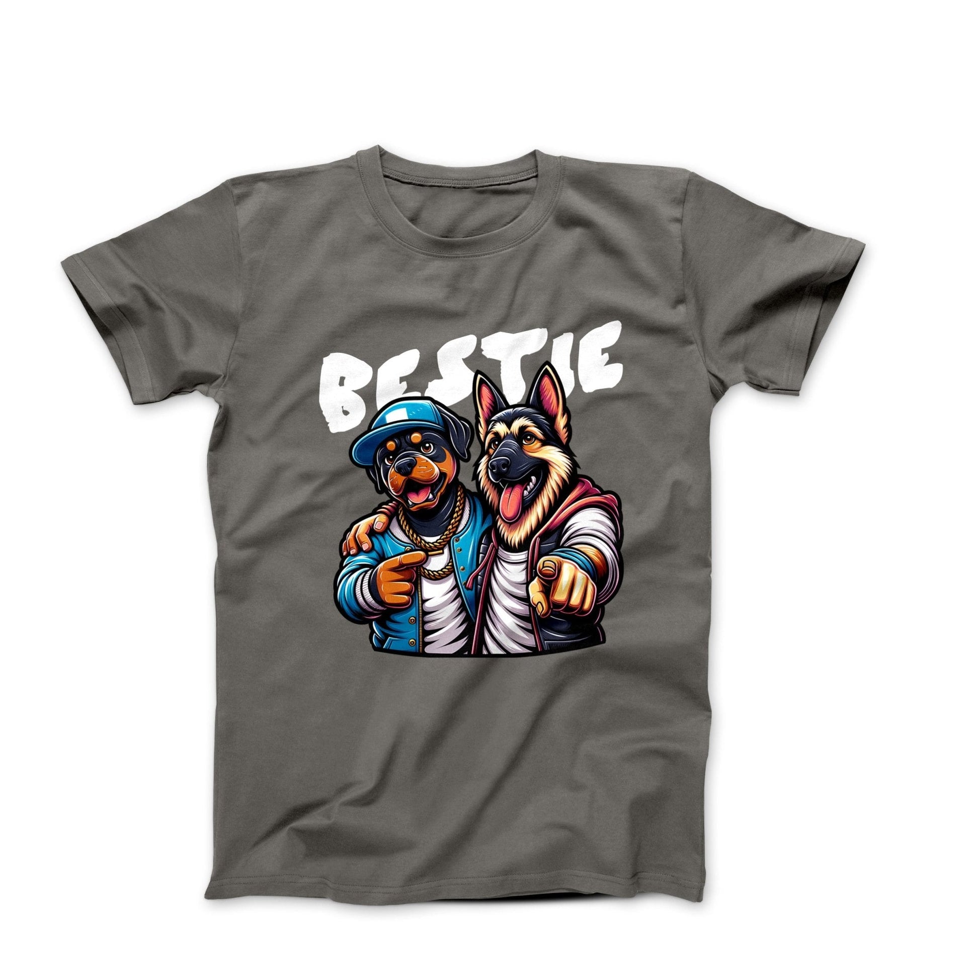 Bestie Dogs Illustration T-shirt - Pets & Animals - Harvey Ltd