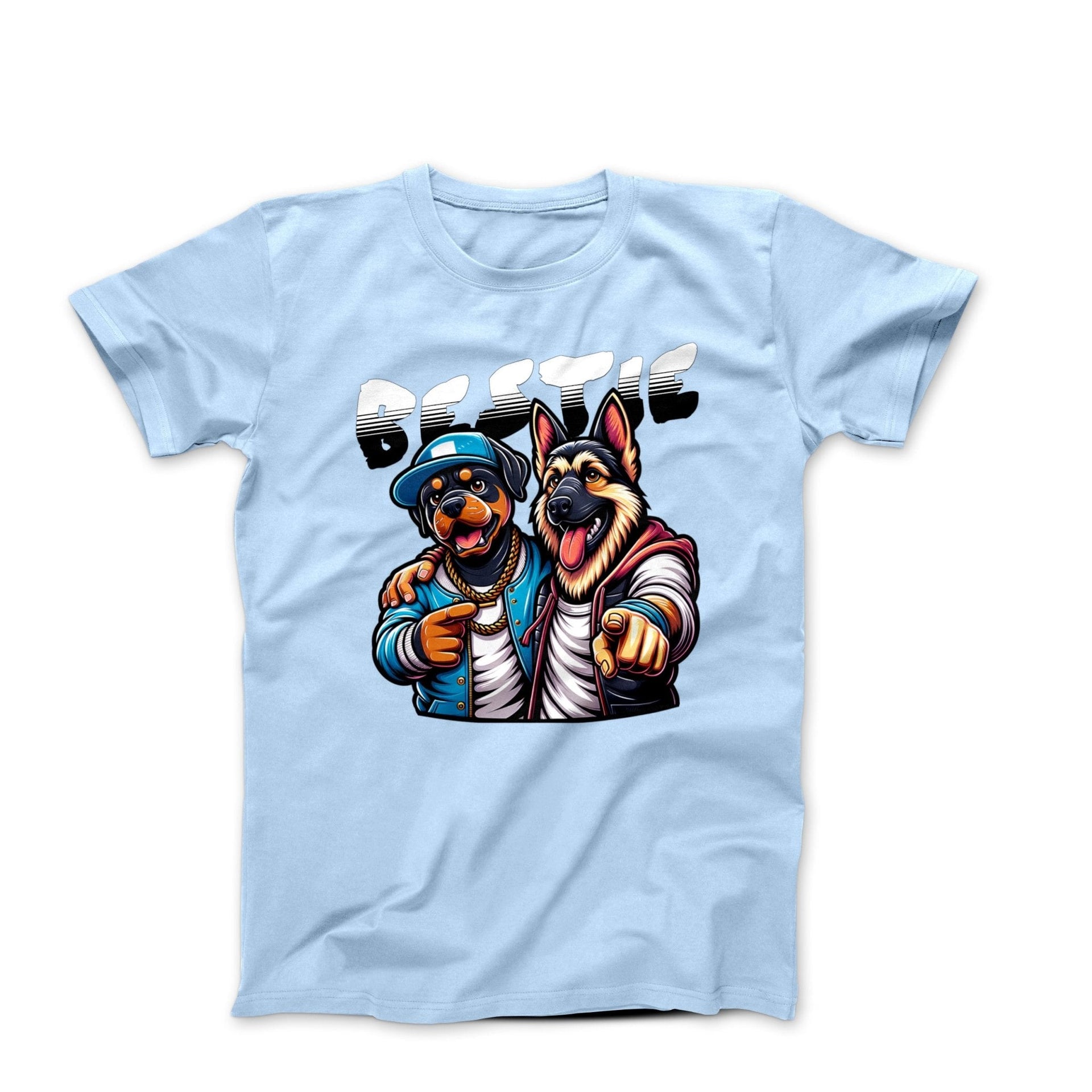 Bestie Dogs Illustration T-shirt - Pets & Animals - Harvey Ltd