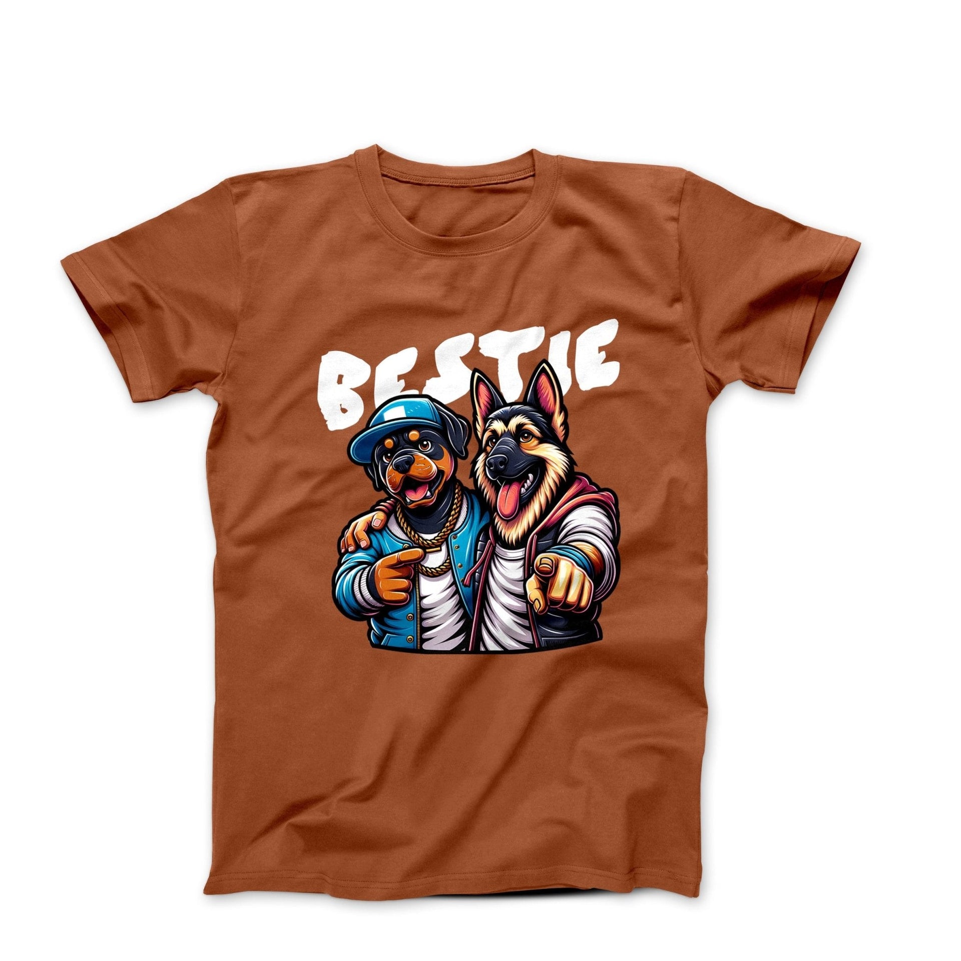 Bestie Dogs Illustration T-shirt - Pets & Animals - Harvey Ltd