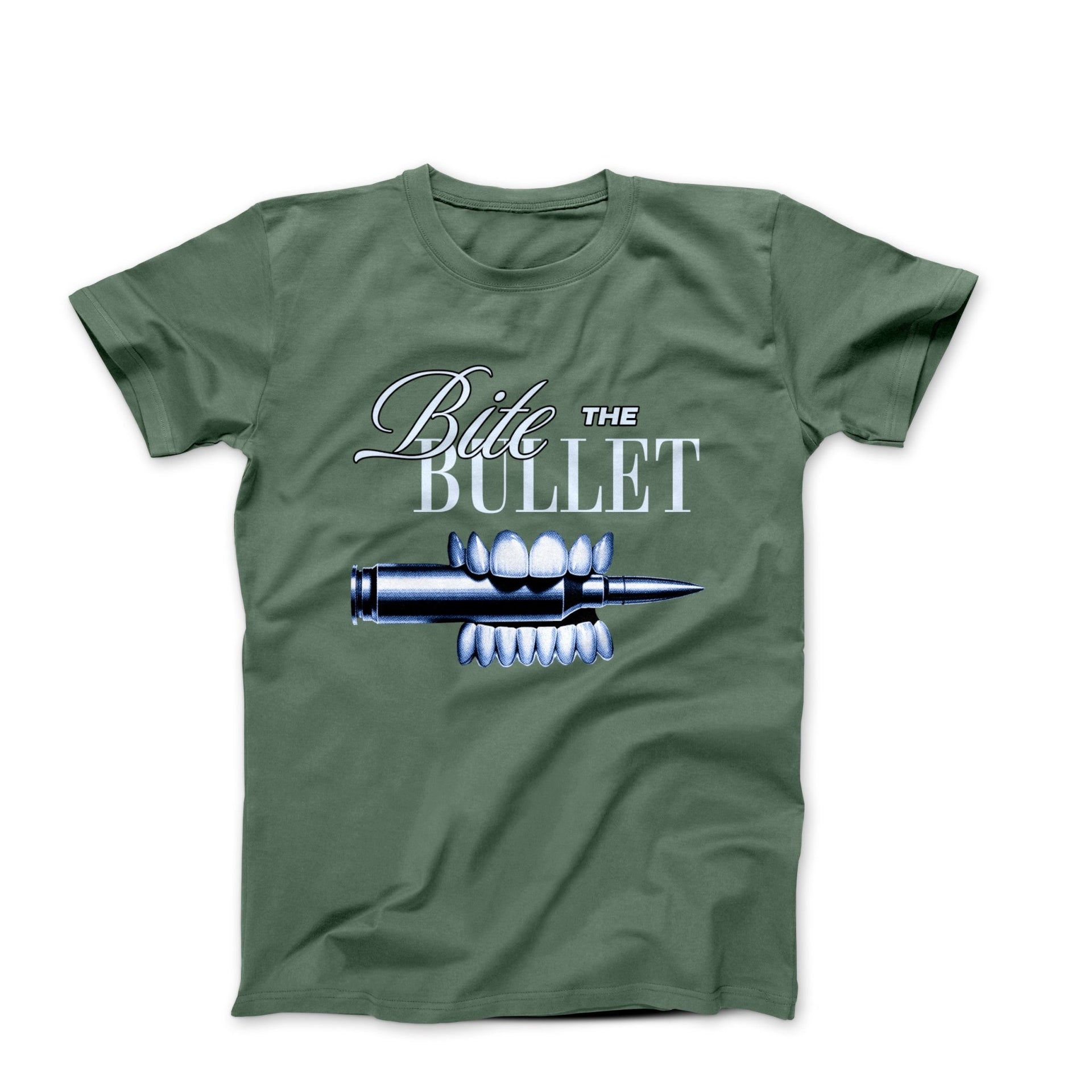 Bite the Bullet Illustration T-shirt - Movies, TV & Others - Harvey Ltd