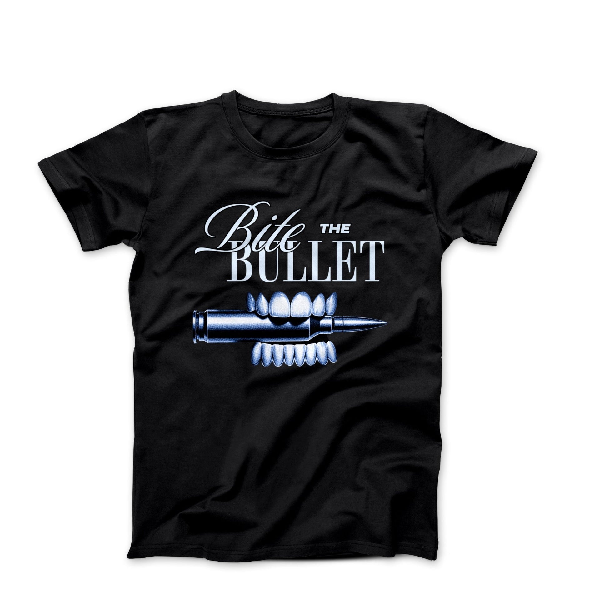 Bite the Bullet Illustration T-shirt - Movies, TV & Others - Harvey Ltd