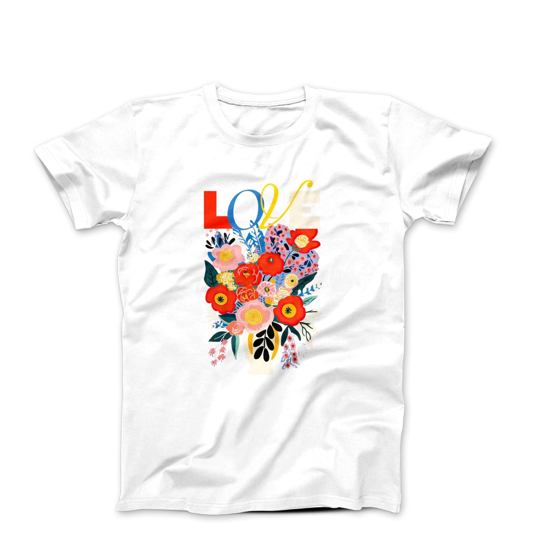 Love Bouquet Illustration T-shirt - Plants, Garden & Food - Harvey Ltd
