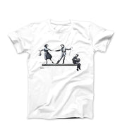 Banksy Bus Stop Dancers Street Art T-shirt - Street, Pop & Media Art - Harvey Ltd