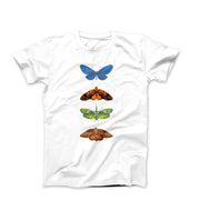 Butterfly Garden Illustration T-shirt - Plants, Garden & Food - Harvey Ltd