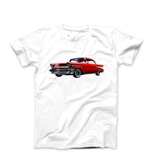 1957 Red Chevy Hard - Top T-shirt - Cars, Trucks & Cycles - Harvey Ltd