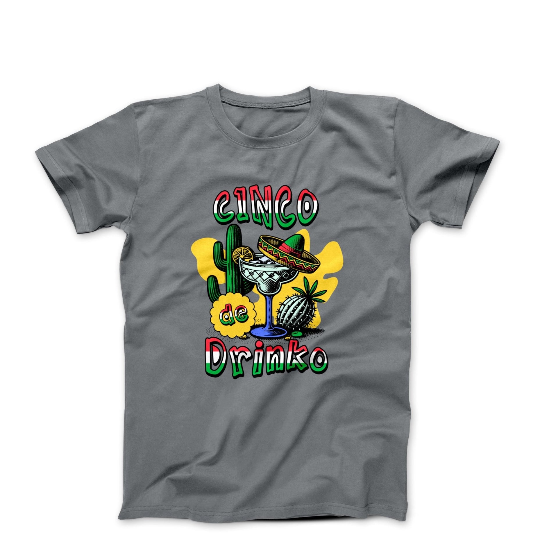Cinco de Drinko Illustration T-shirt - Plants, Garden & Food - Harvey Ltd