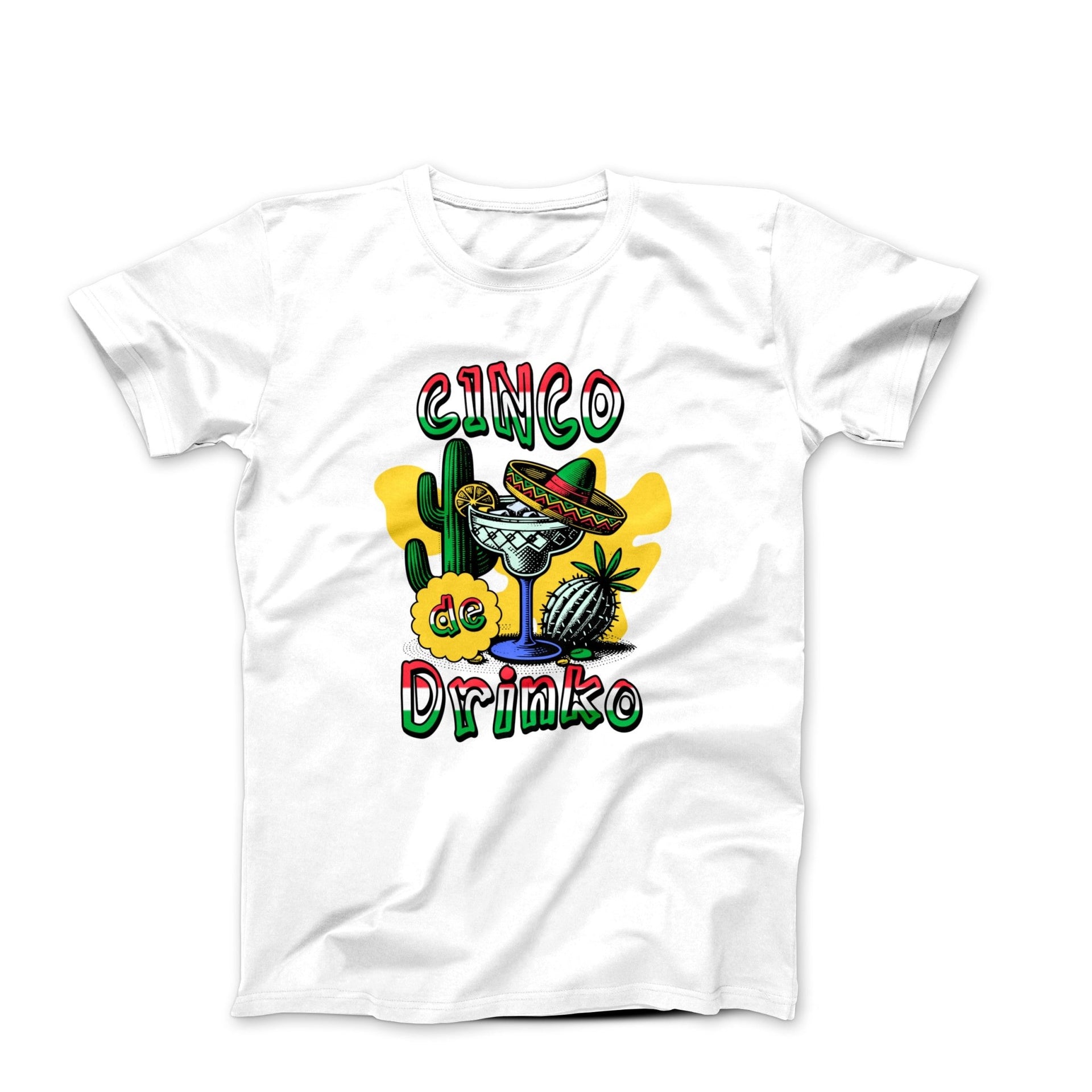 Cinco de Drinko Illustration T-shirt - Plants, Garden & Food - Harvey Ltd