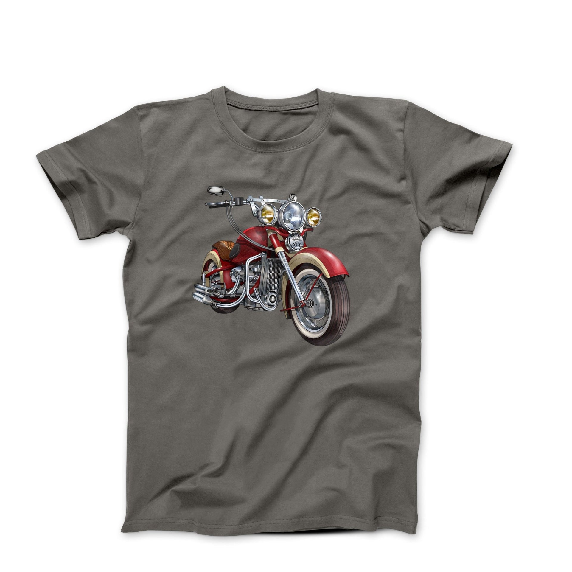 Classic Custom Motorcycle T-shirt - Cars, Trucks & Cycles - Harvey Ltd