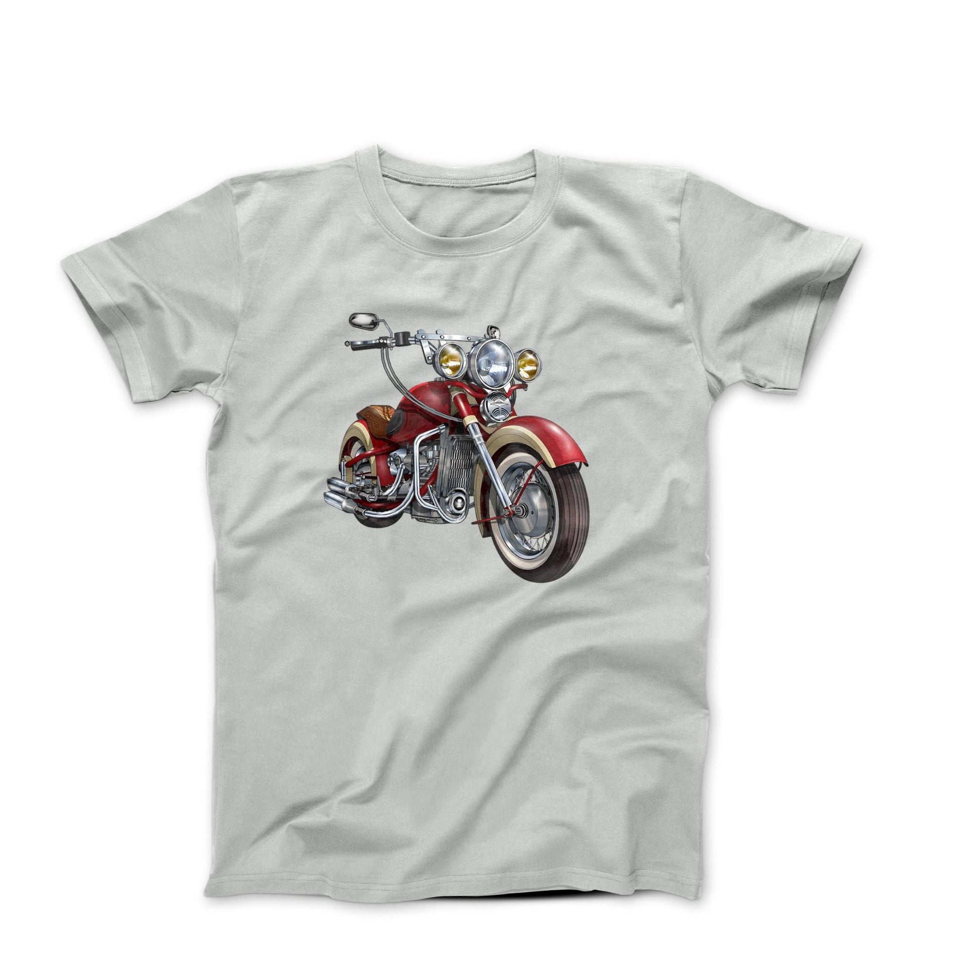 Classic Custom Motorcycle T-shirt - Cars, Trucks & Cycles - Harvey Ltd