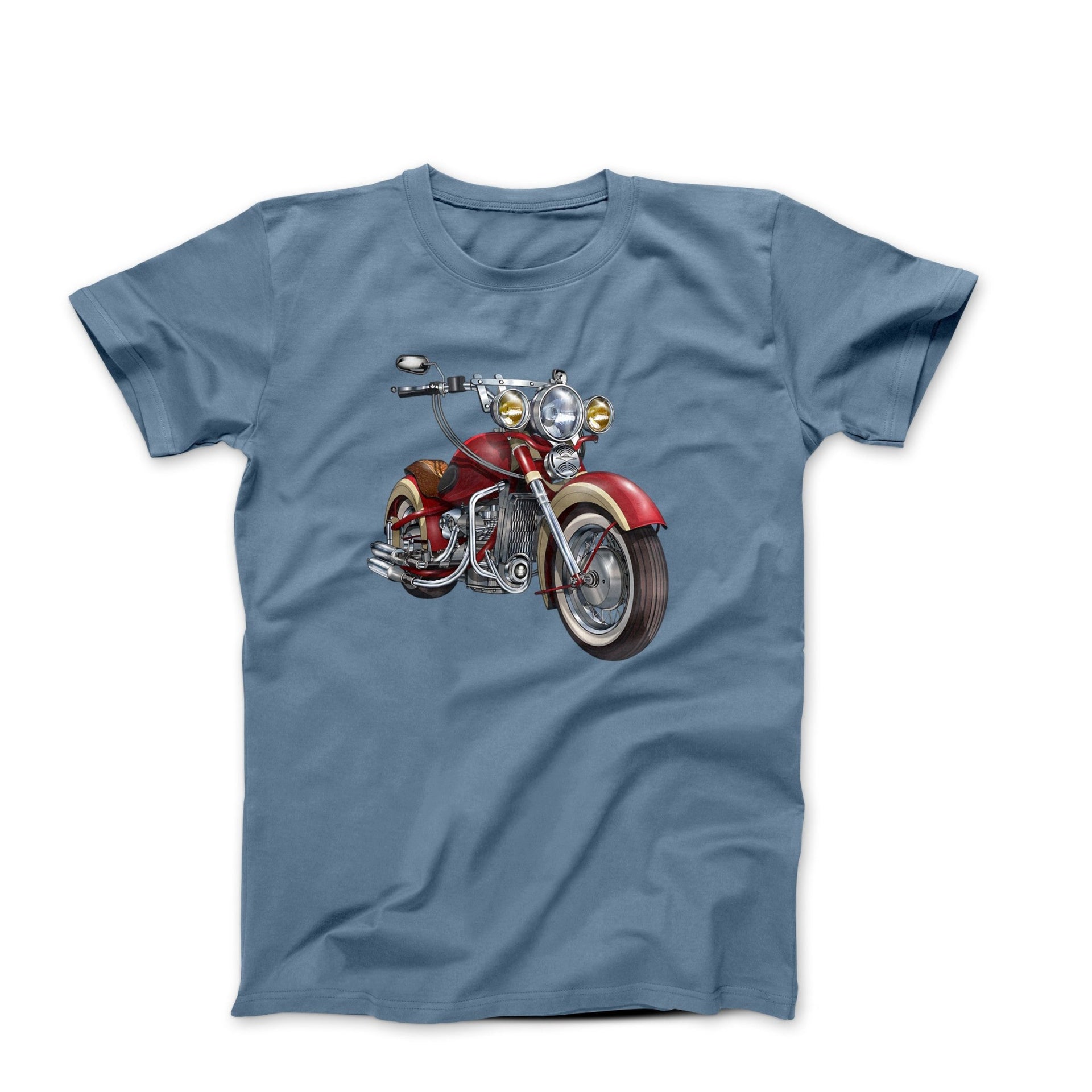 Classic Custom Motorcycle T-shirt - Cars, Trucks & Cycles - Harvey Ltd