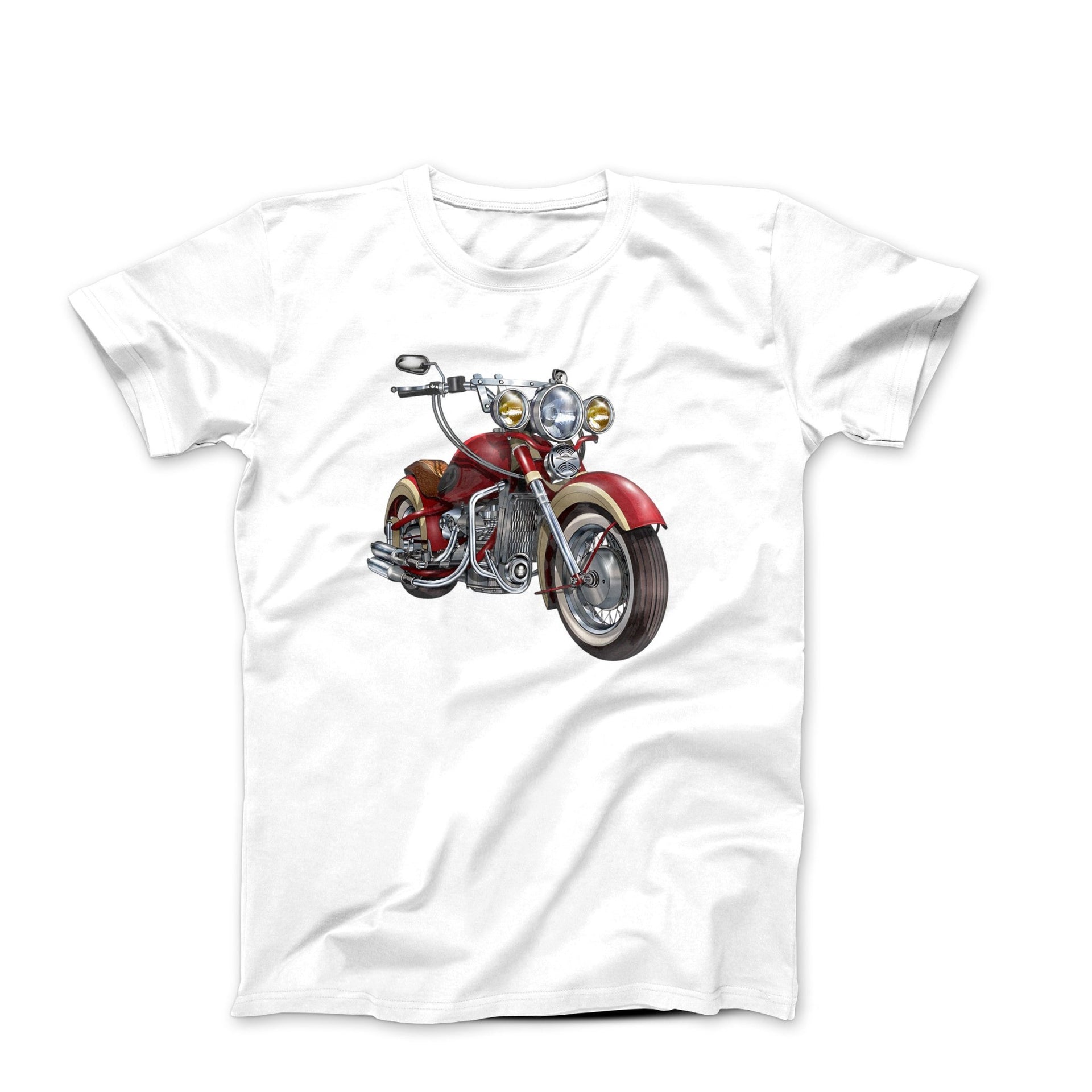 Classic Custom Motorcycle T-shirt - Cars, Trucks & Cycles - Harvey Ltd