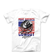 Make America Cowboy Again Illustration T-shirt - Movies, TV & Others - Harvey Ltd