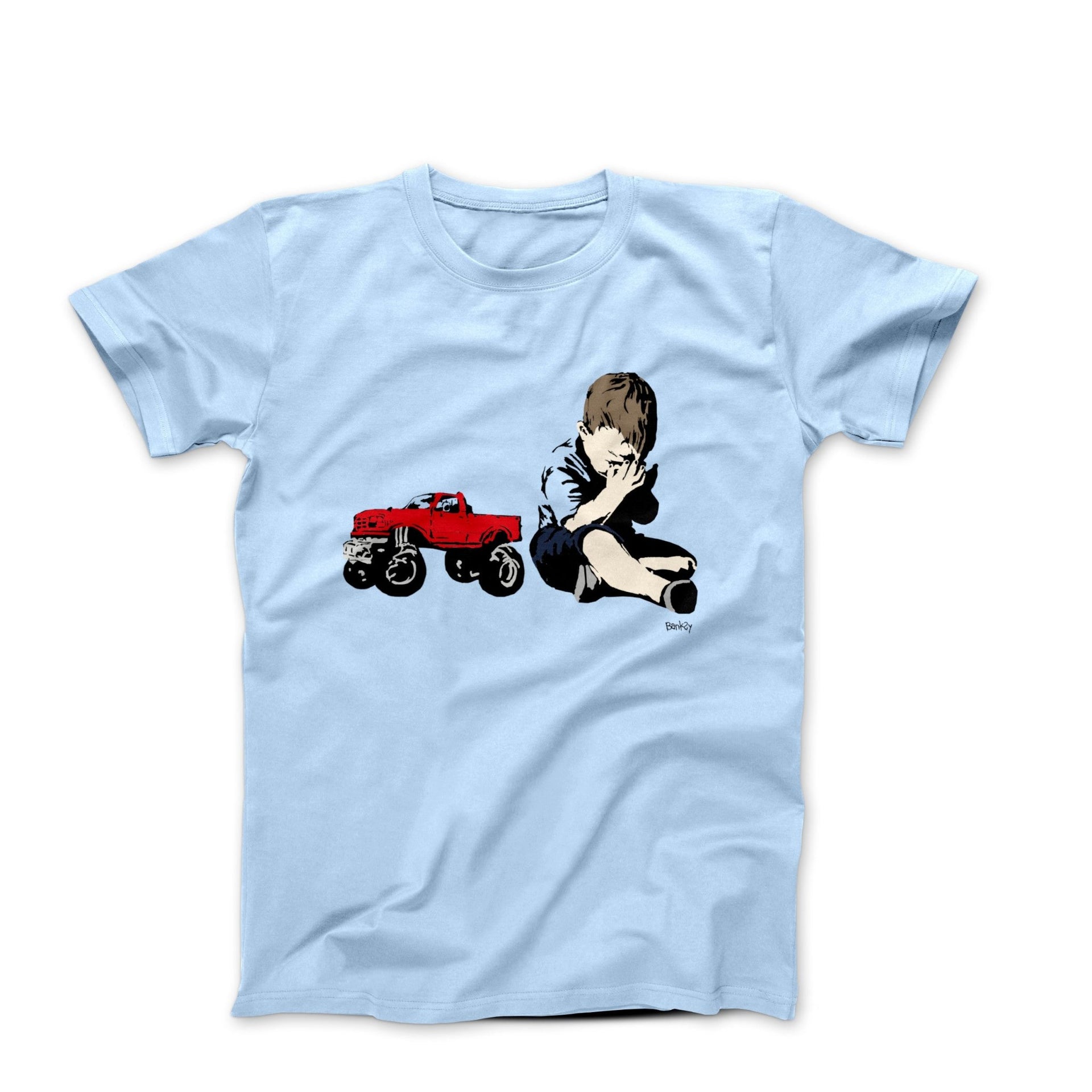 Banksy Crying Boy Street Art T-shirt - Street, Pop & Media Art - Harvey Ltd