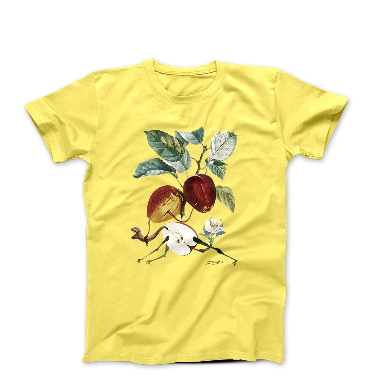 Dali Dragon Apple (1969) Artwork T-shirt - Greatest Artists - Harvey Ltd