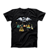 Dali Women With Butterflies (1976) Artwork T-shirt - Greatest Artists - Harvey Ltd