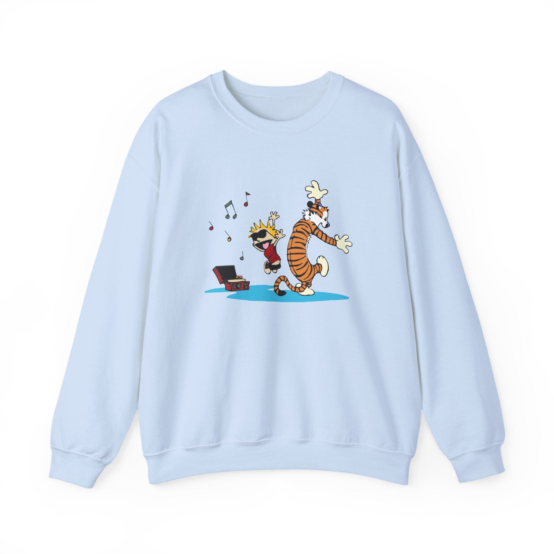 Dancing to Music Illustration Sweatshirt - Comics, Movies & Music - Harvey Ltd